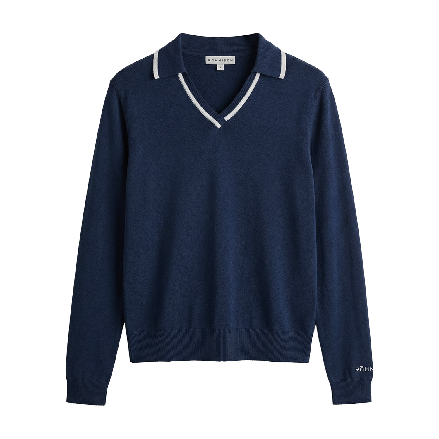 Swing Knitted Long Sleeve Blau