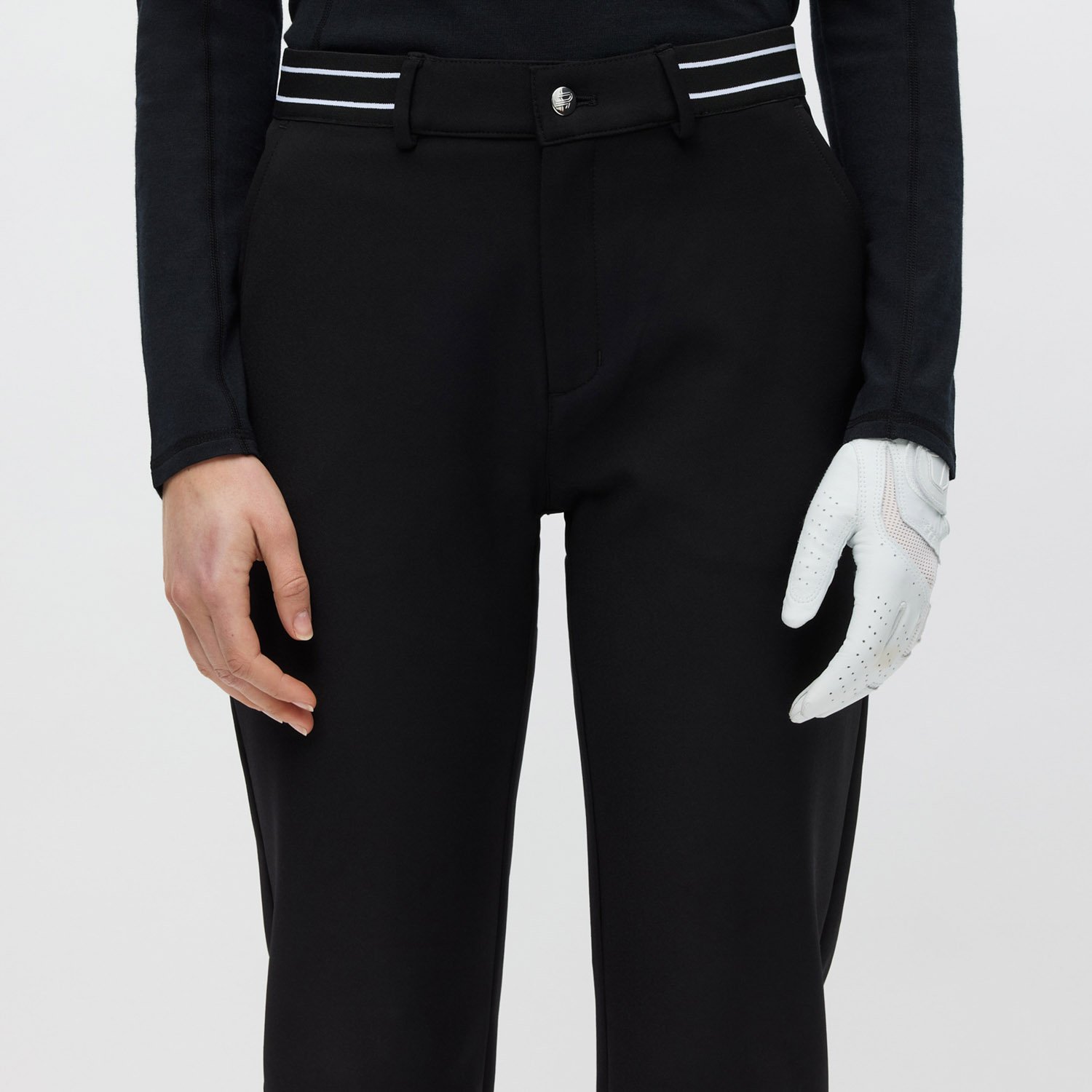 Warm Flex Chinos Schwarz Röhnisch