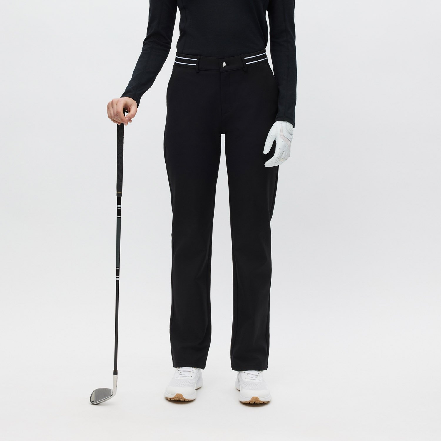 Warm Flex Chinos Schwarz Röhnisch
