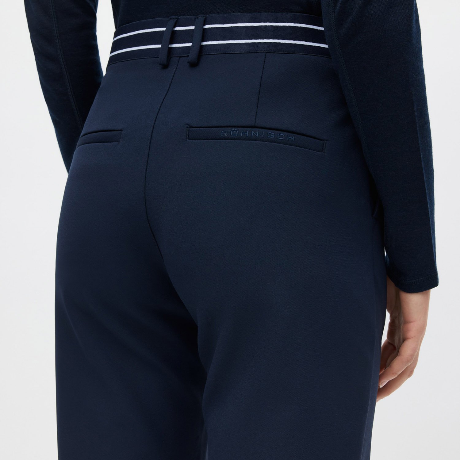 Warm Flex Chinos Blau Röhnisch