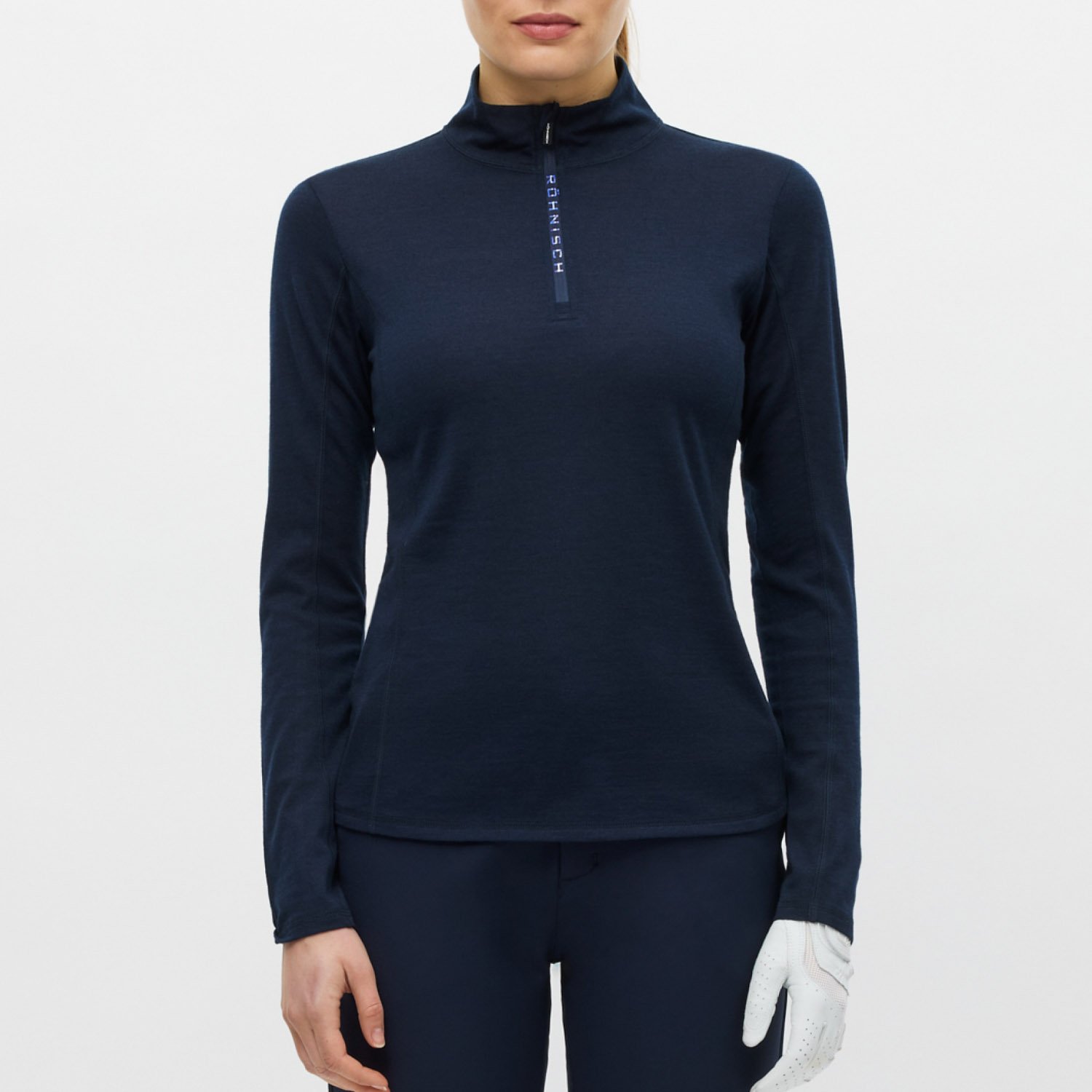 Merino Wool Half Zip Blå Röhnisch Merino Wool Half Zip Blå Röhnisch
