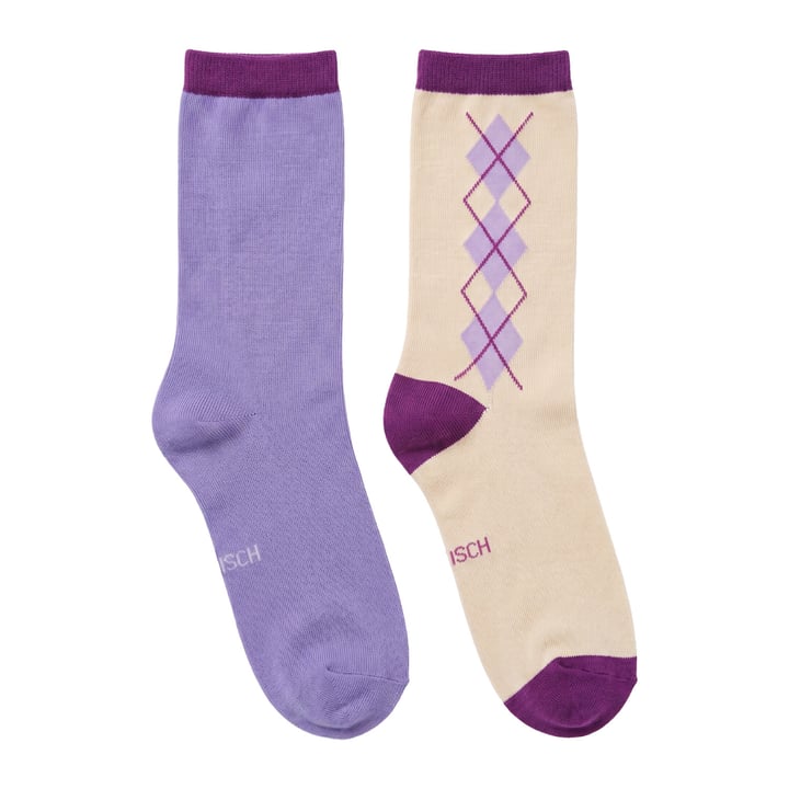 2-Pack Argyle Socks Röhnisch