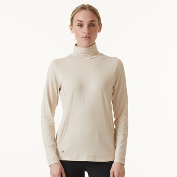 Agnes Ls Roll Neck Beige Daily Sports