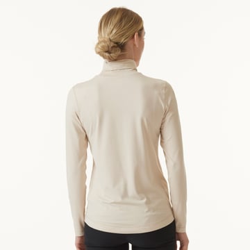Agnes Ls Roll Neck Beige Daily Sports