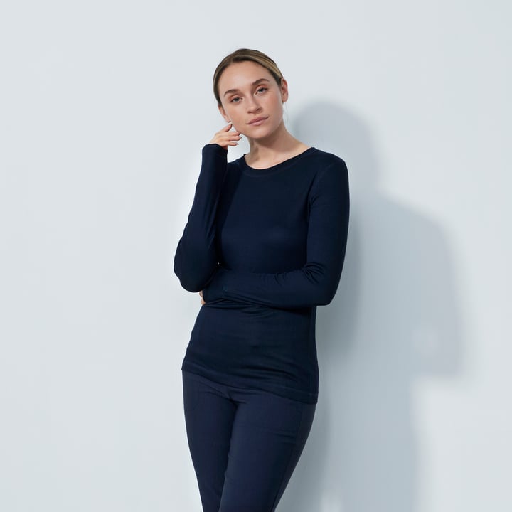 Ancona Ls Round Neck Blue Daily Sports Ancona Ls Round Neck Blue Daily Sports
