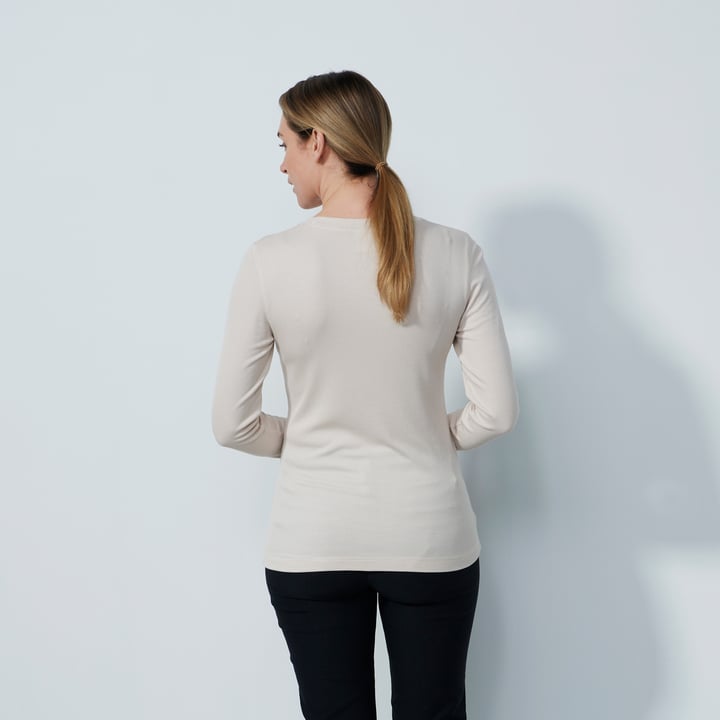 Ancona Ls Round Neck Beige Daily Sports Ancona Ls Round Neck Beige Daily Sports