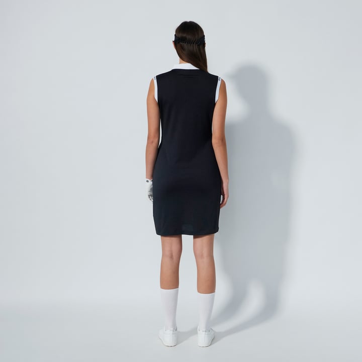 Sicaya Sl Polo Dress Svart Daily Sports Sicaya Sl Polo Dress Svart Daily Sports