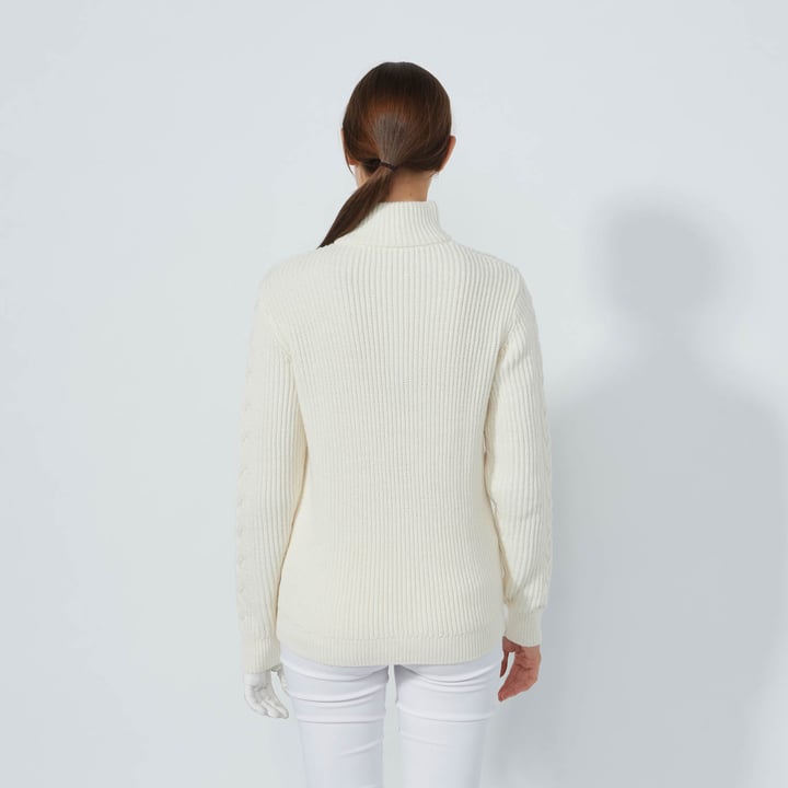 Cable Ls Pullover Lined Vit Daily Sports Cable Ls Pullover Lined Vit Daily Sports