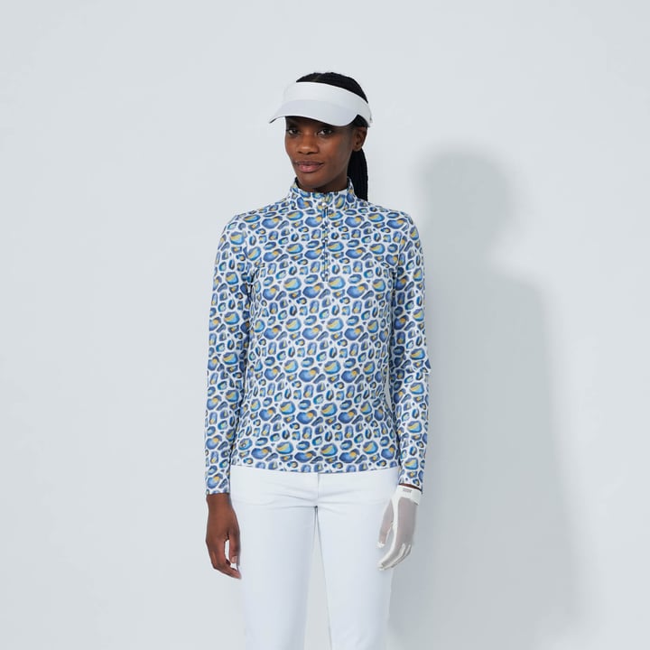 Print Peached Half Neck Daily Sports