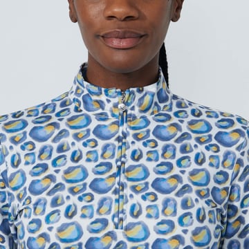 Print Peached Half Neck Daily Sports
