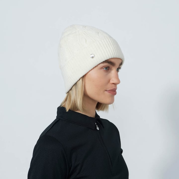 Cable Knit Hat Hvid Daily Sports