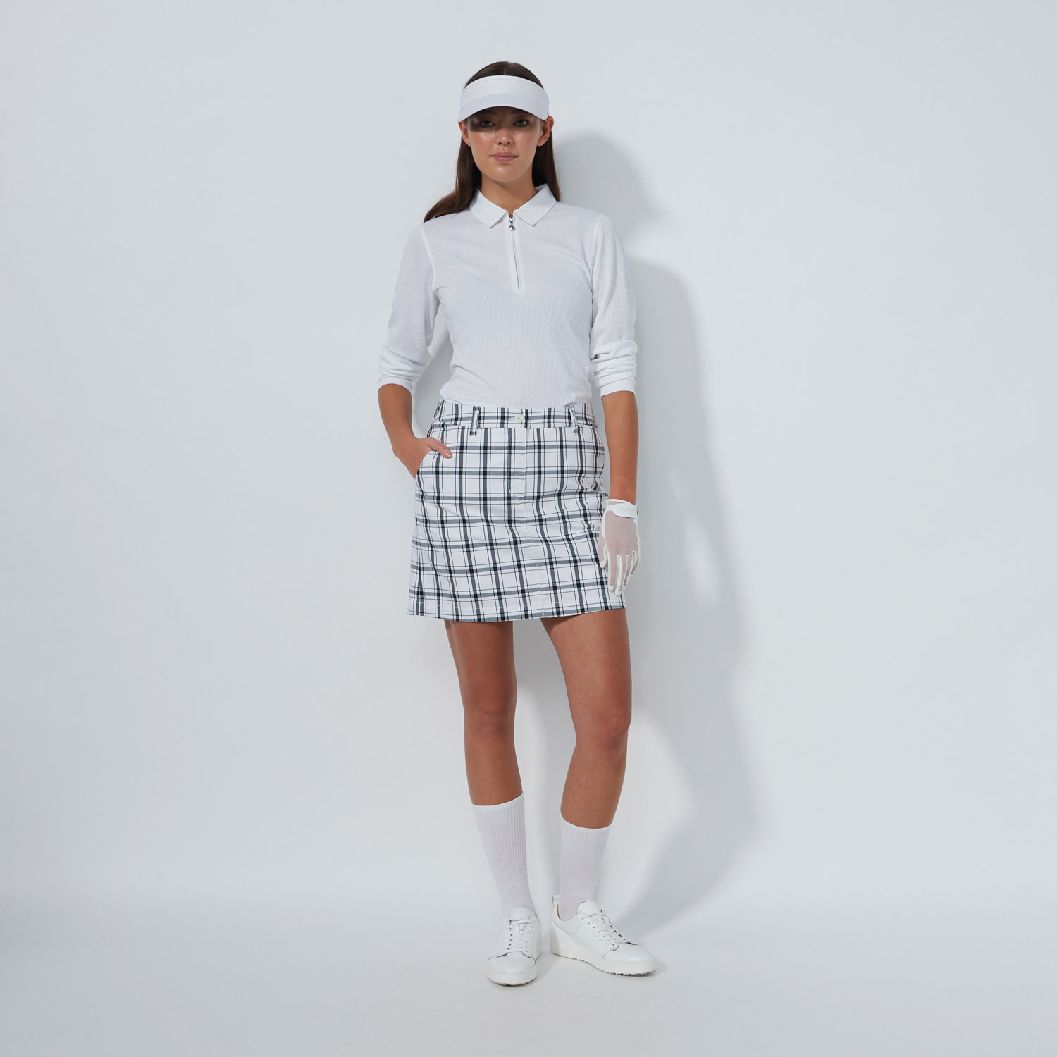 Golf Plaid 41 Cm Weiß