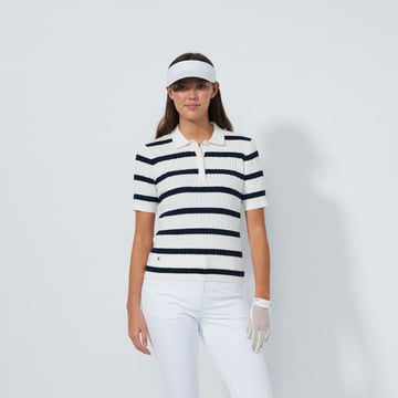 Stripe Madelene 1/2S Blå Daily Sports