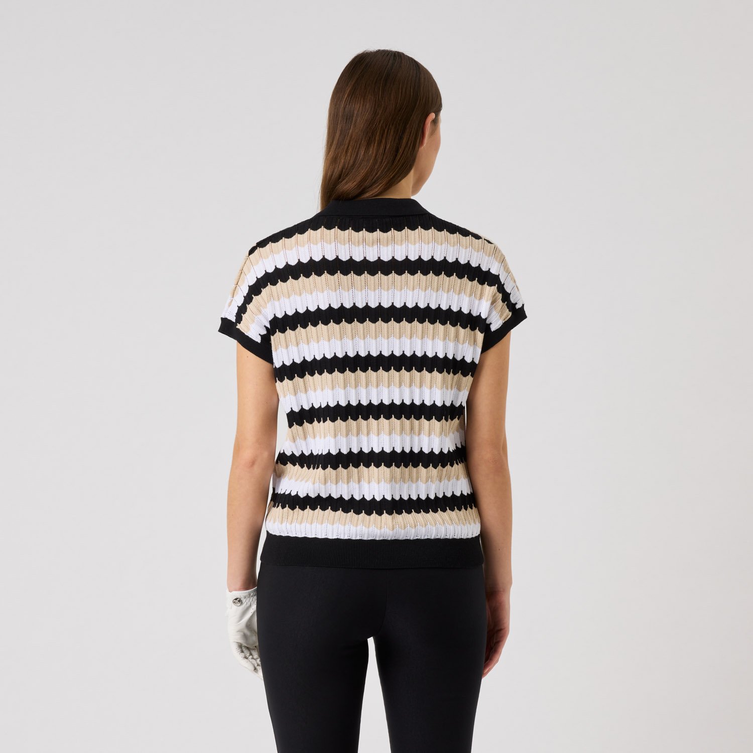 Zig-Zag Caps Top Svart Daily Sports