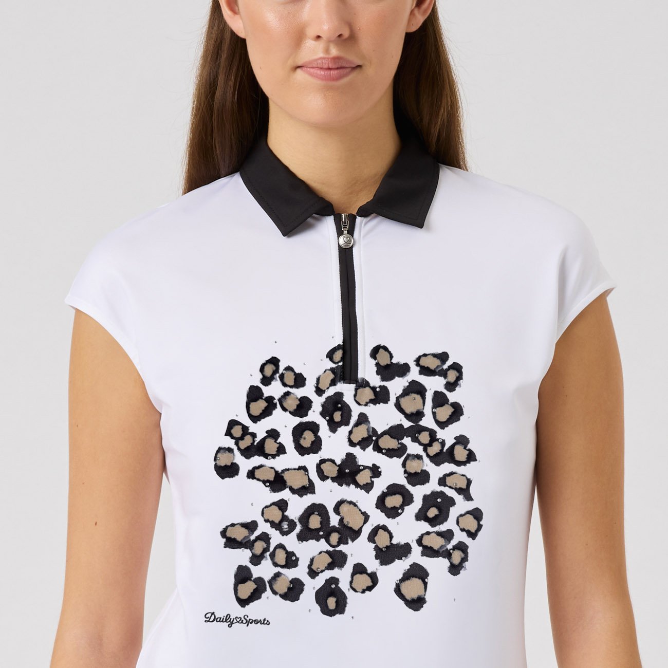 Embellished Cap S Shirt Vit Daily Sports