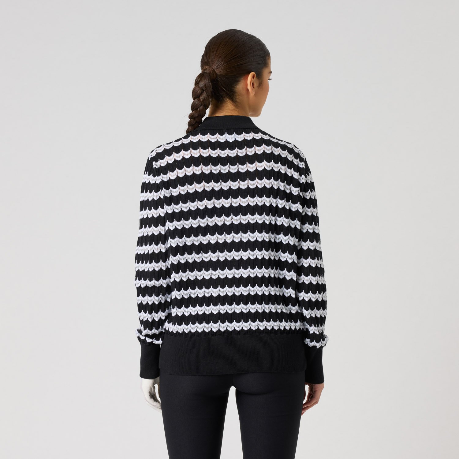 Wave Knit Ls Svart Daily Sports Wave Knit Ls Svart Daily Sports