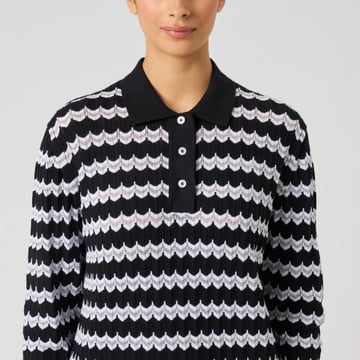 Wave Knit Ls Svart Daily Sports