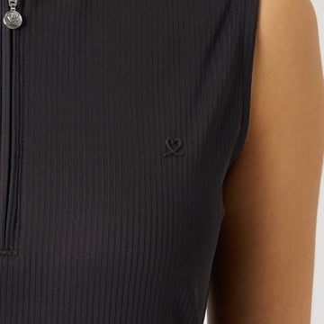 Ribbed Sl Svart Daily Sports
