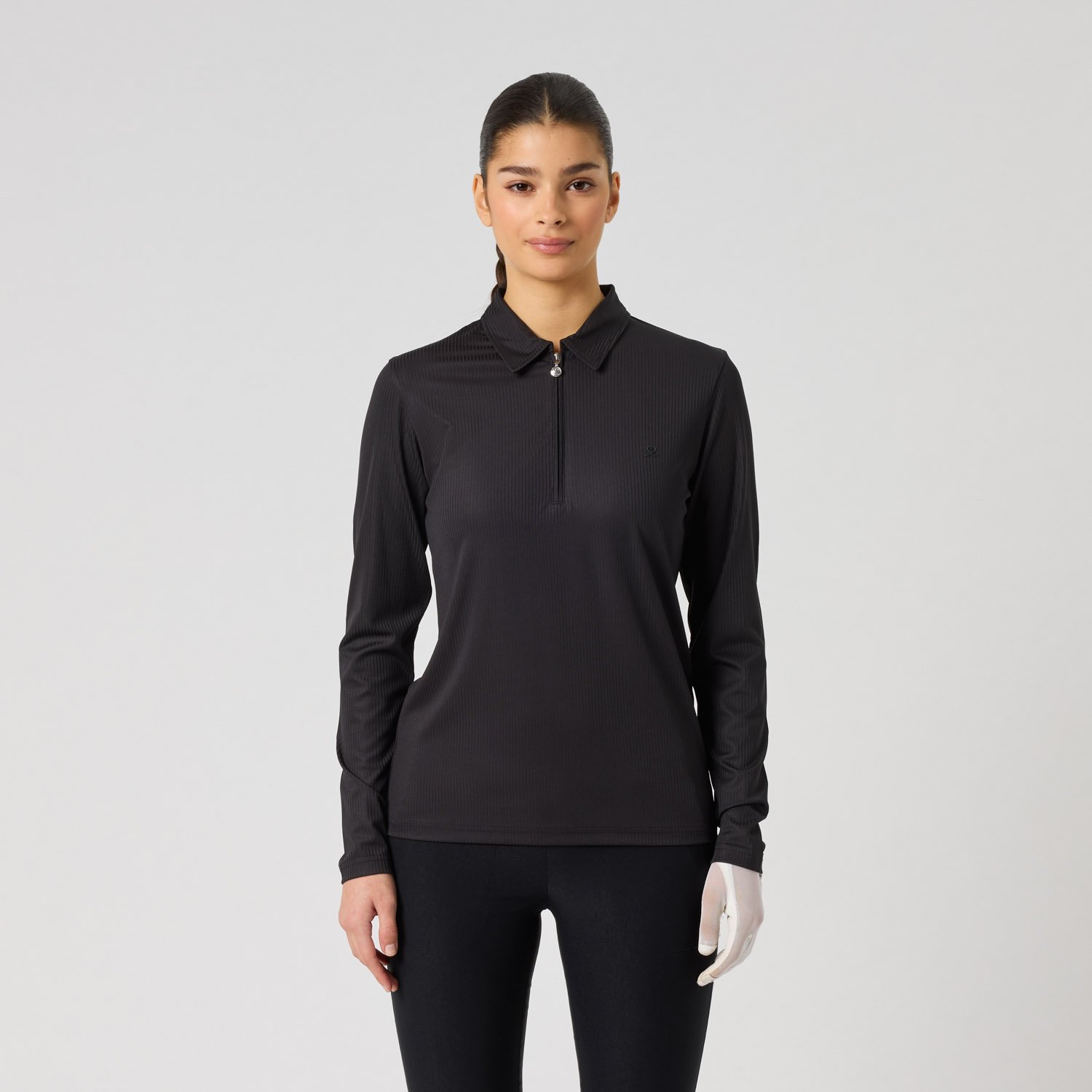 Ribbed Ls Svart Daily Sports