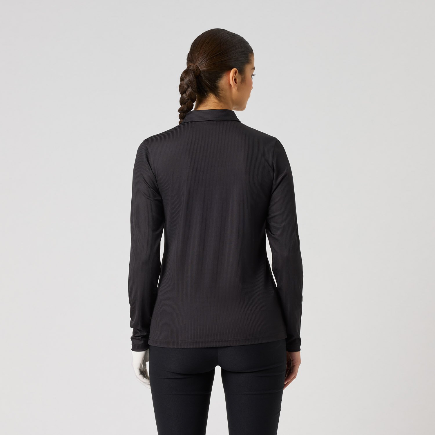 Ribbed Ls Svart Daily Sports