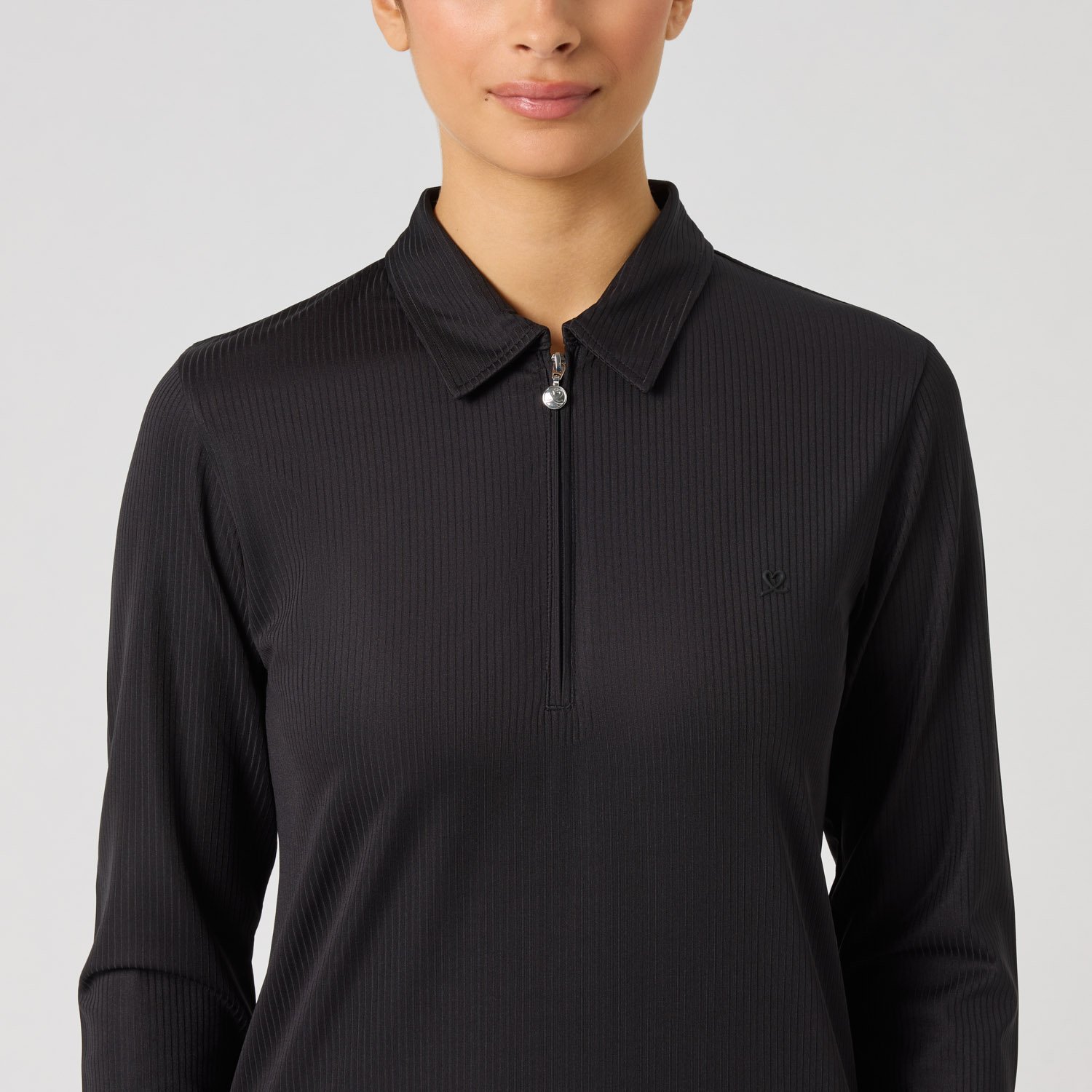 Ribbed Ls Svart Daily Sports