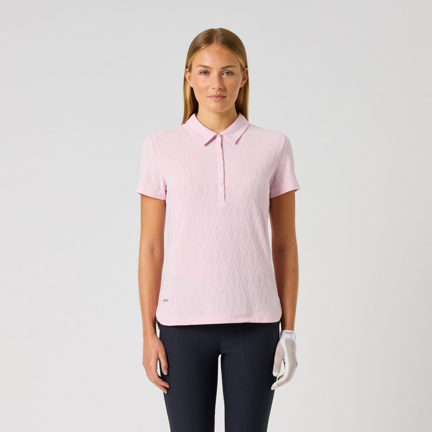 Graphic Jaquard Ss Pink