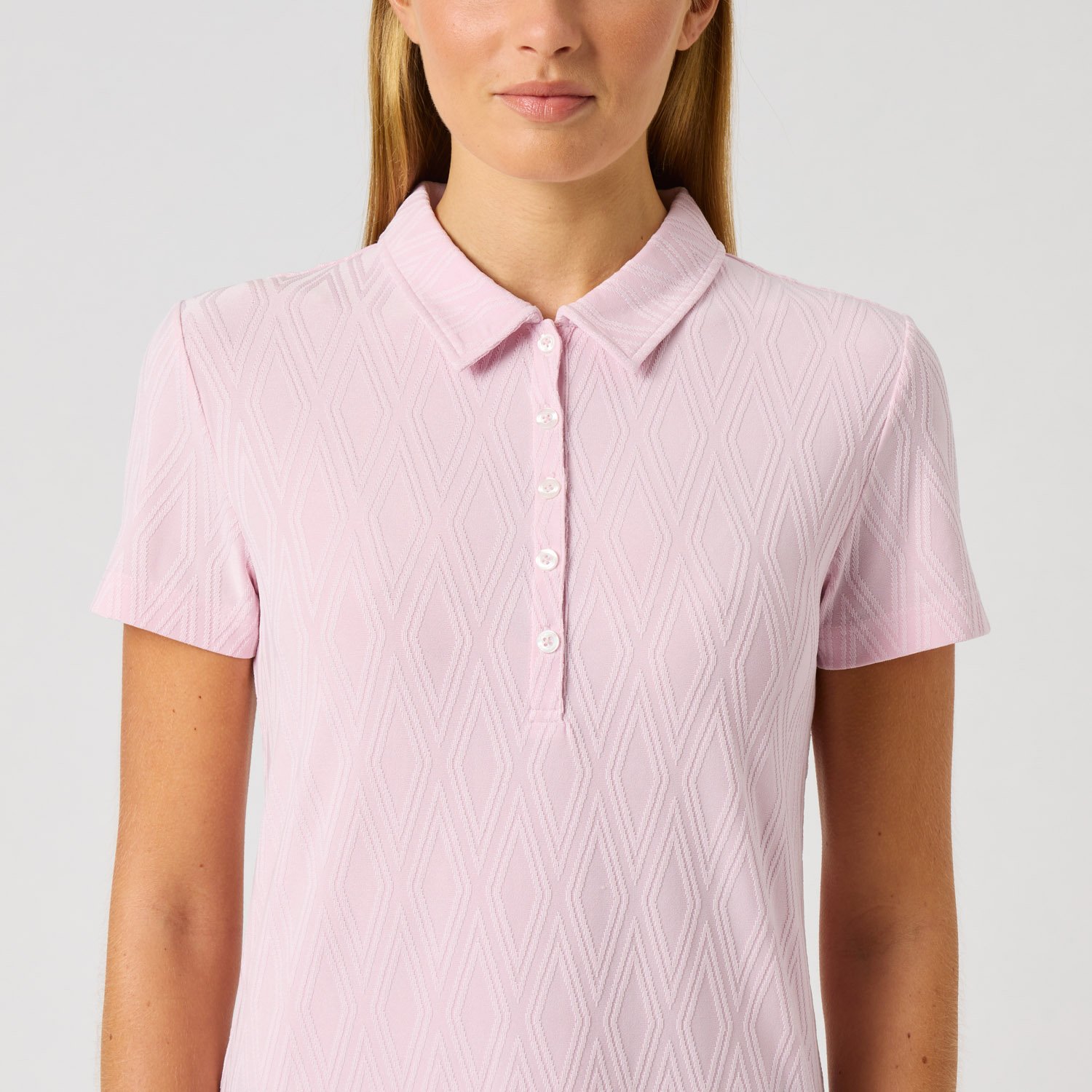Graphic Jaquard Ss Rosa Daily Sports