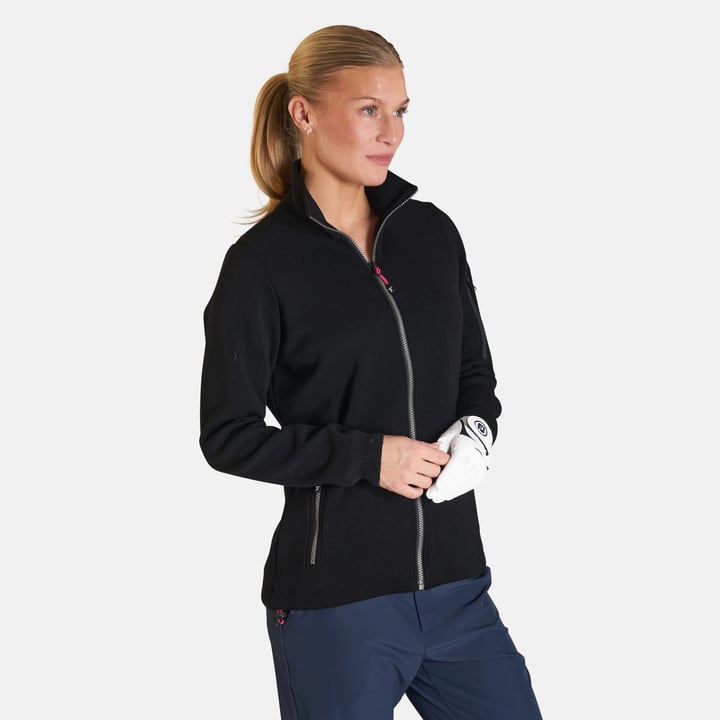 Hedda WB Full Zip Svart Ivanhoe