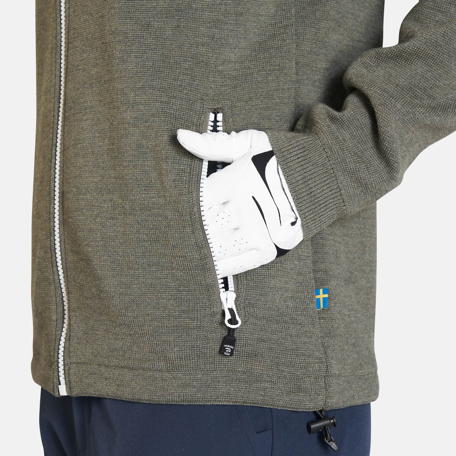 Hedda WB Full Zip Grön Ivanhoe