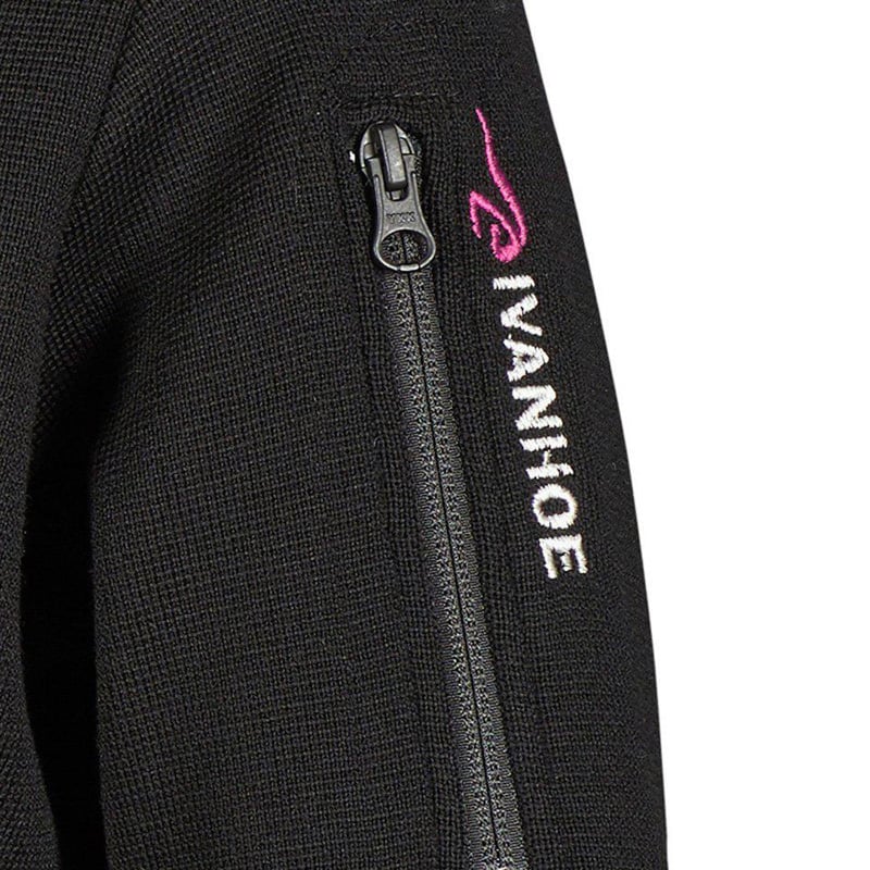 Hedda WB Full Zip Svart Ivanhoe