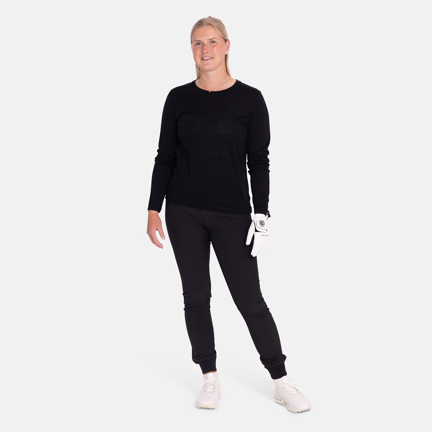 Underwool Merino Long Sleeve Musta Ivanhoe