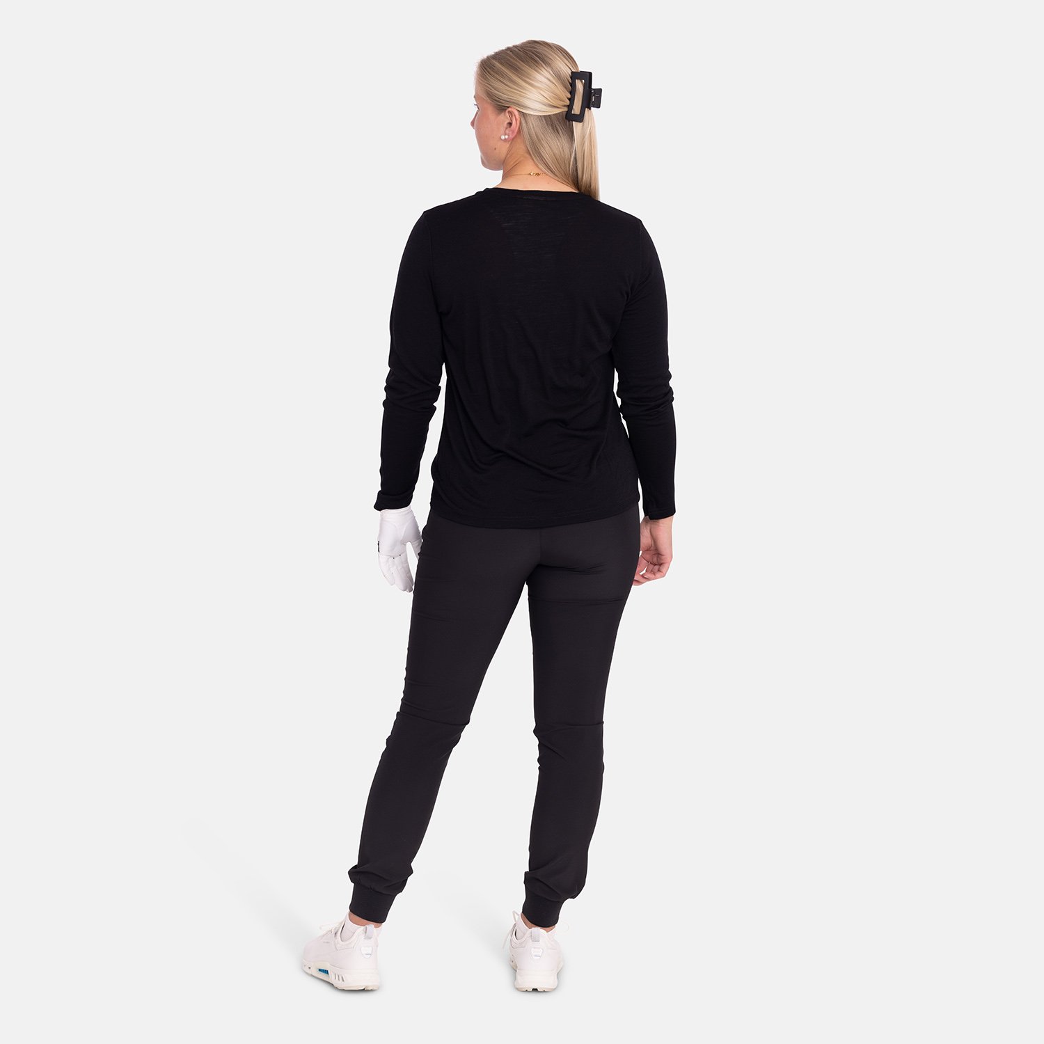 Underwool Merino Long Sleeve Musta Ivanhoe