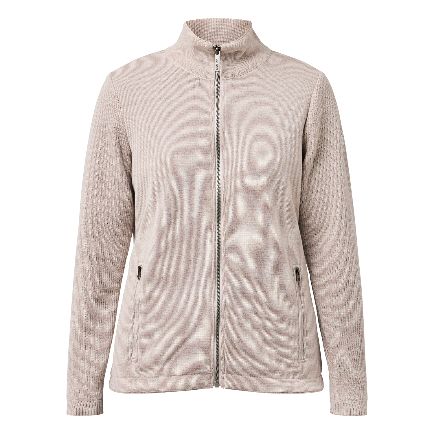 Harriet Full-Zip Windbreaker Beige