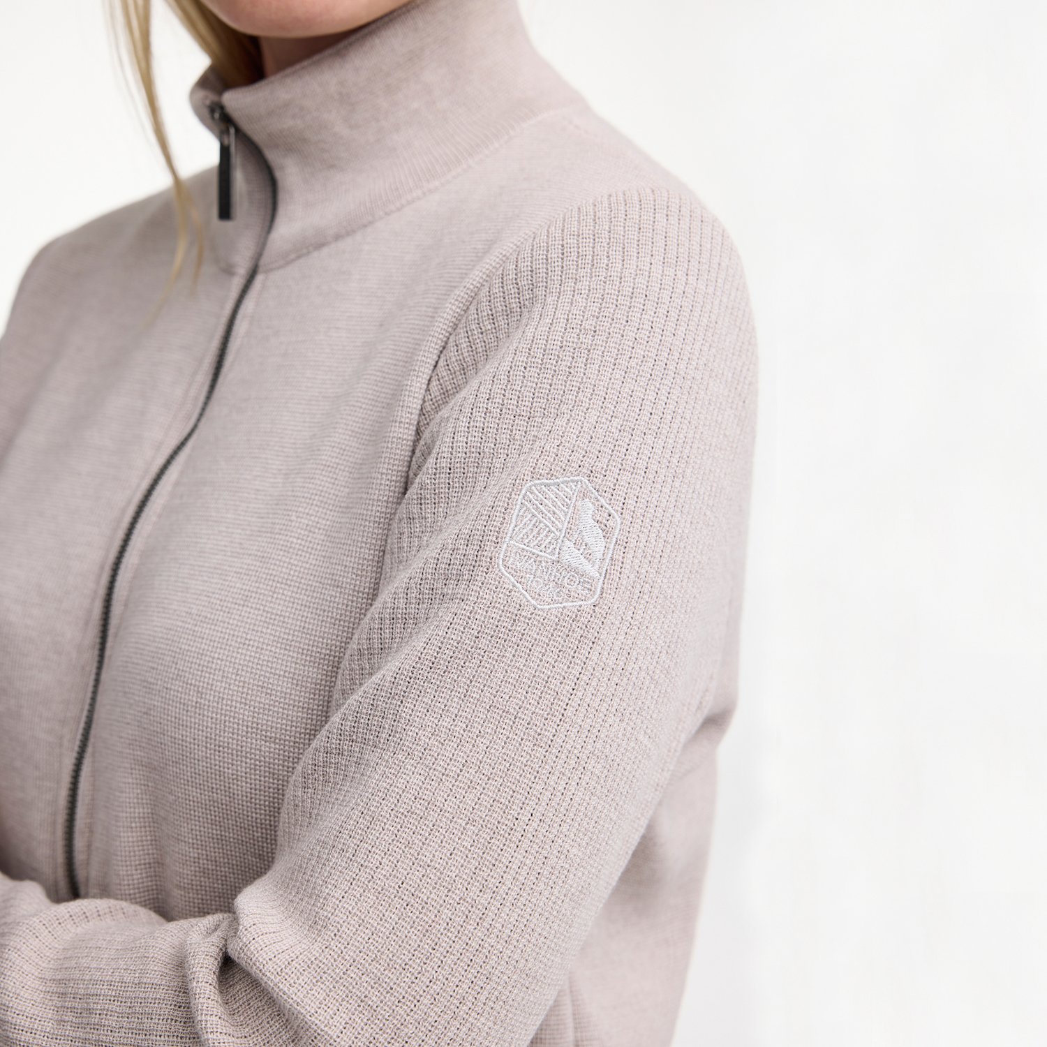 Harriet Full-Zip Windbreaker Beige Ivanhoe