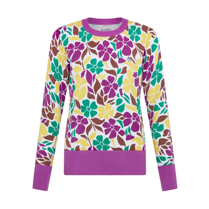 OP Ls Printed Floral Sw Original Penguin OP Ls Printed Floral Sw Original Penguin