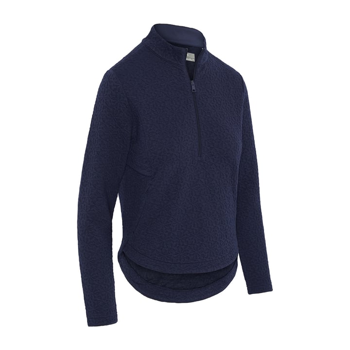 1/2 Zip Quilted Knit Blue Callaway 1/2 Zip Quilted Knit Blue Callaway
