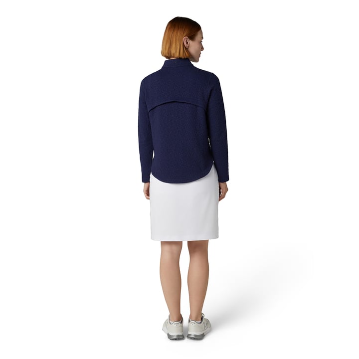 1/2 Zip Quilted Knit Blue Callaway 1/2 Zip Quilted Knit Blue Callaway