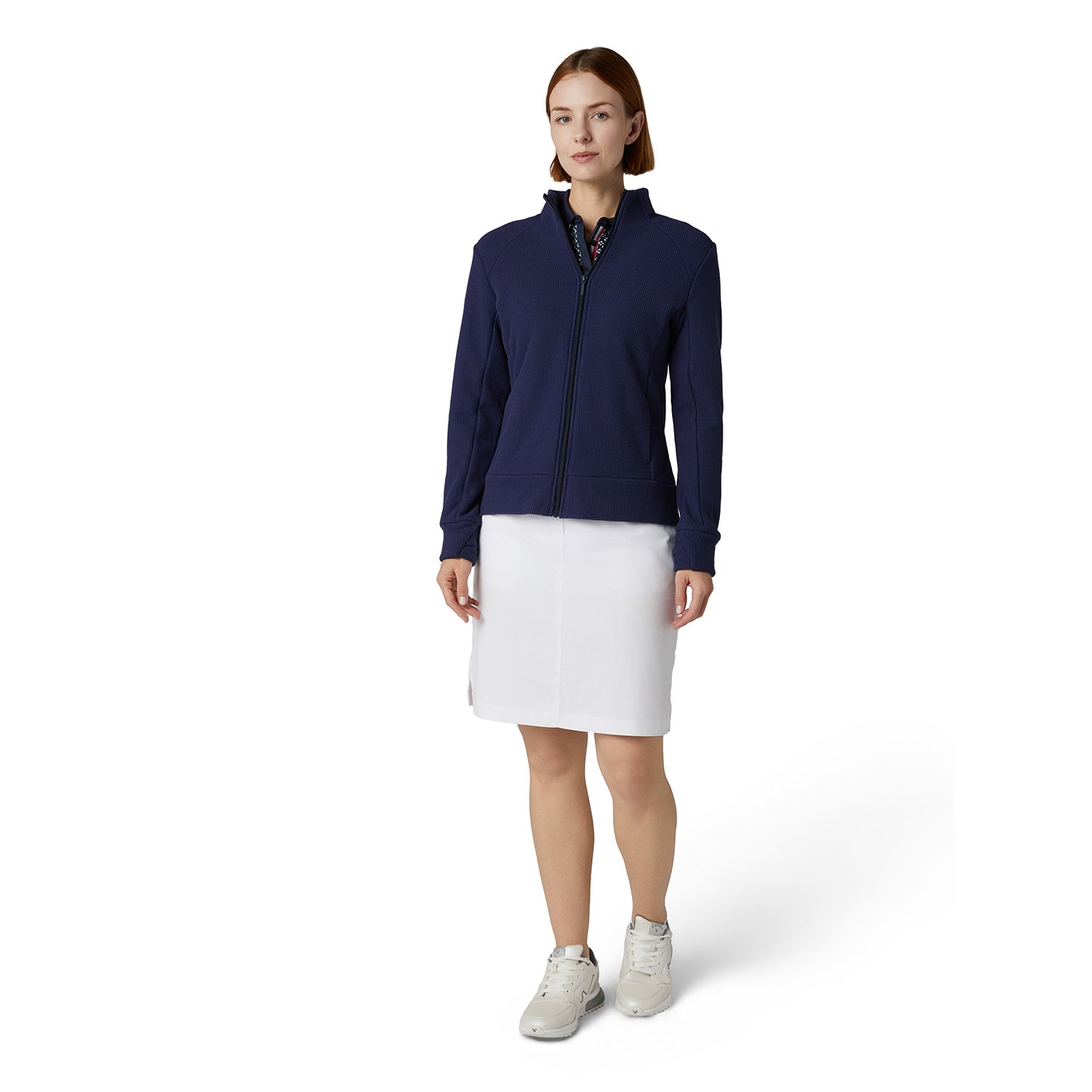 Textured Fleece Midw Blå Callaway Textured Fleece Midw Blå Callaway