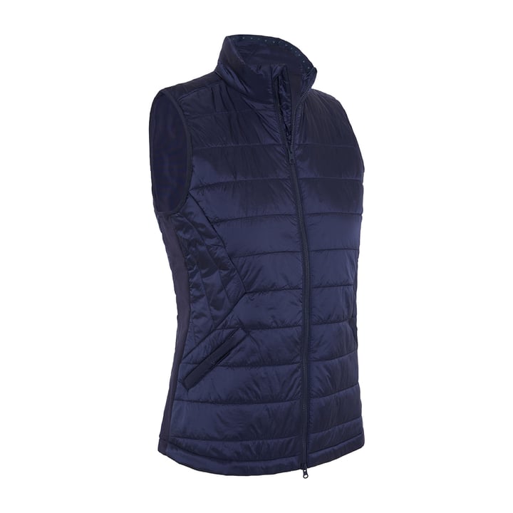 Quilted Puffer Vest Blau Callaway