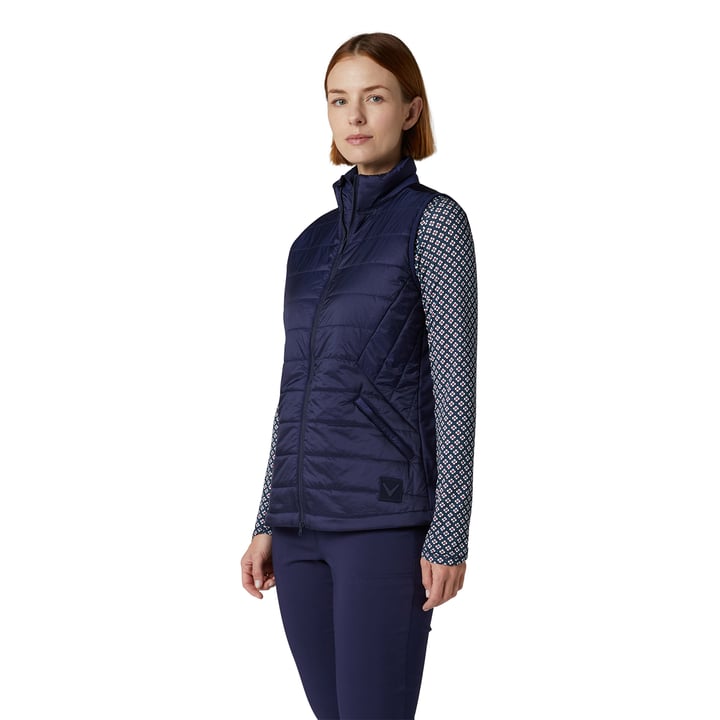 Quilted Puffer Vest Blau Callaway