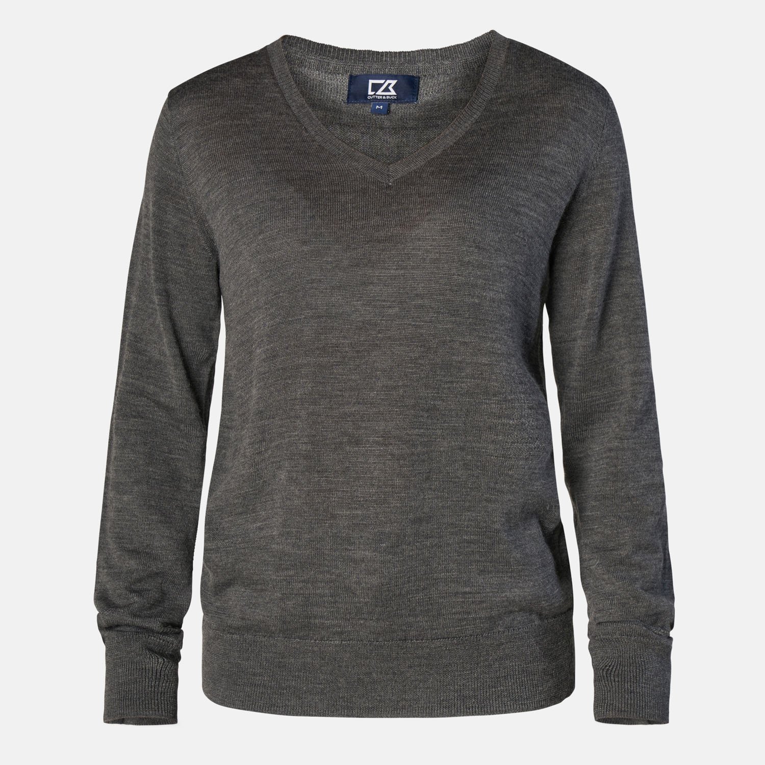 Vernon V-Neck Merino Grå