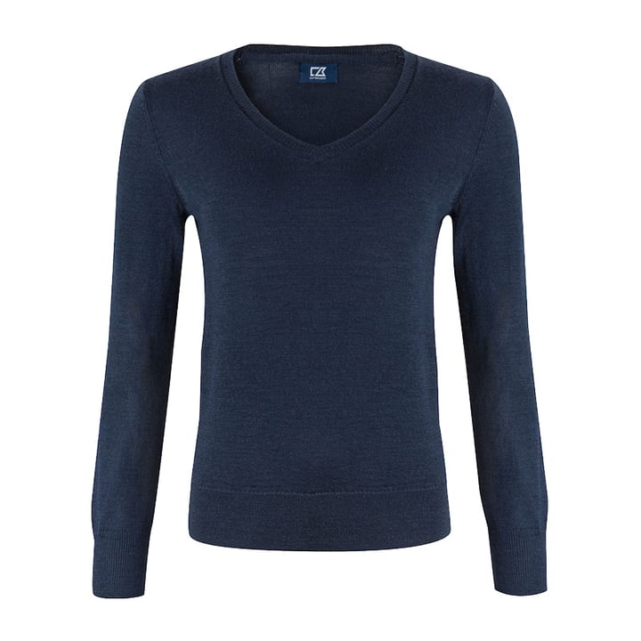 Vernon V-Neck Merino Blå Cutter & Buck Vernon V-Neck Merino Blå Cutter & Buck