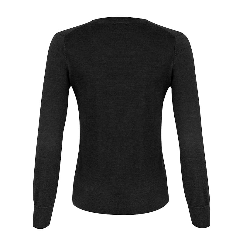 Vernon V-Neck Merino Schwarz Cutter & Buck