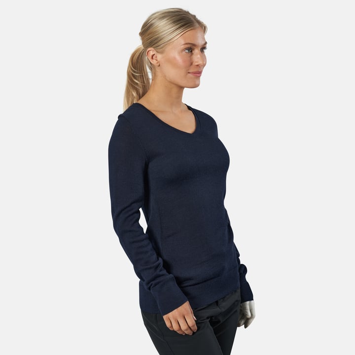 Vernon V-Neck Merino Blå Cutter & Buck