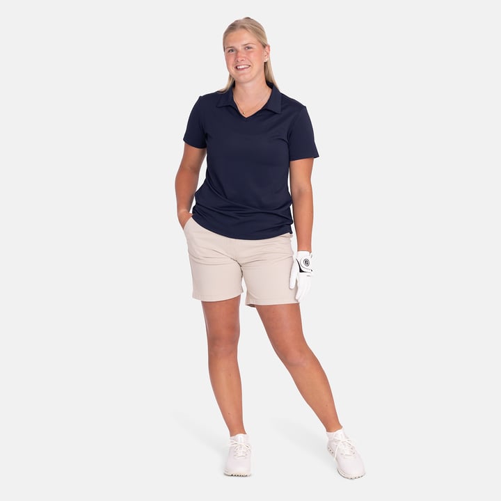 Virtue Polo V-Neck Blau Cutter & Buck Virtue Polo V-Neck Blau Cutter & Buck
