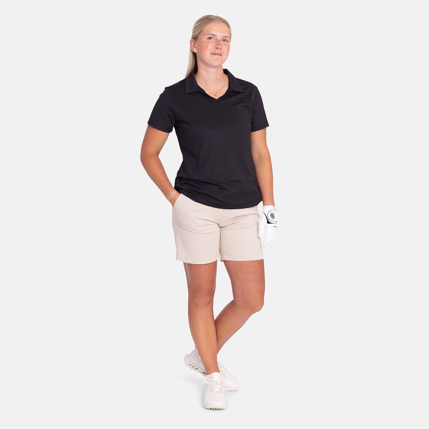 Virtue Polo V-Neck Svart Cutter & Buck
