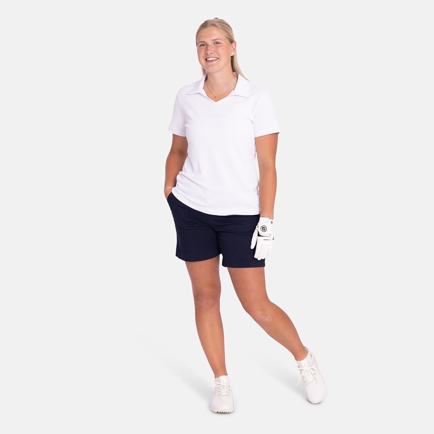 Virtue Polo V-Neck Vit Cutter & Buck