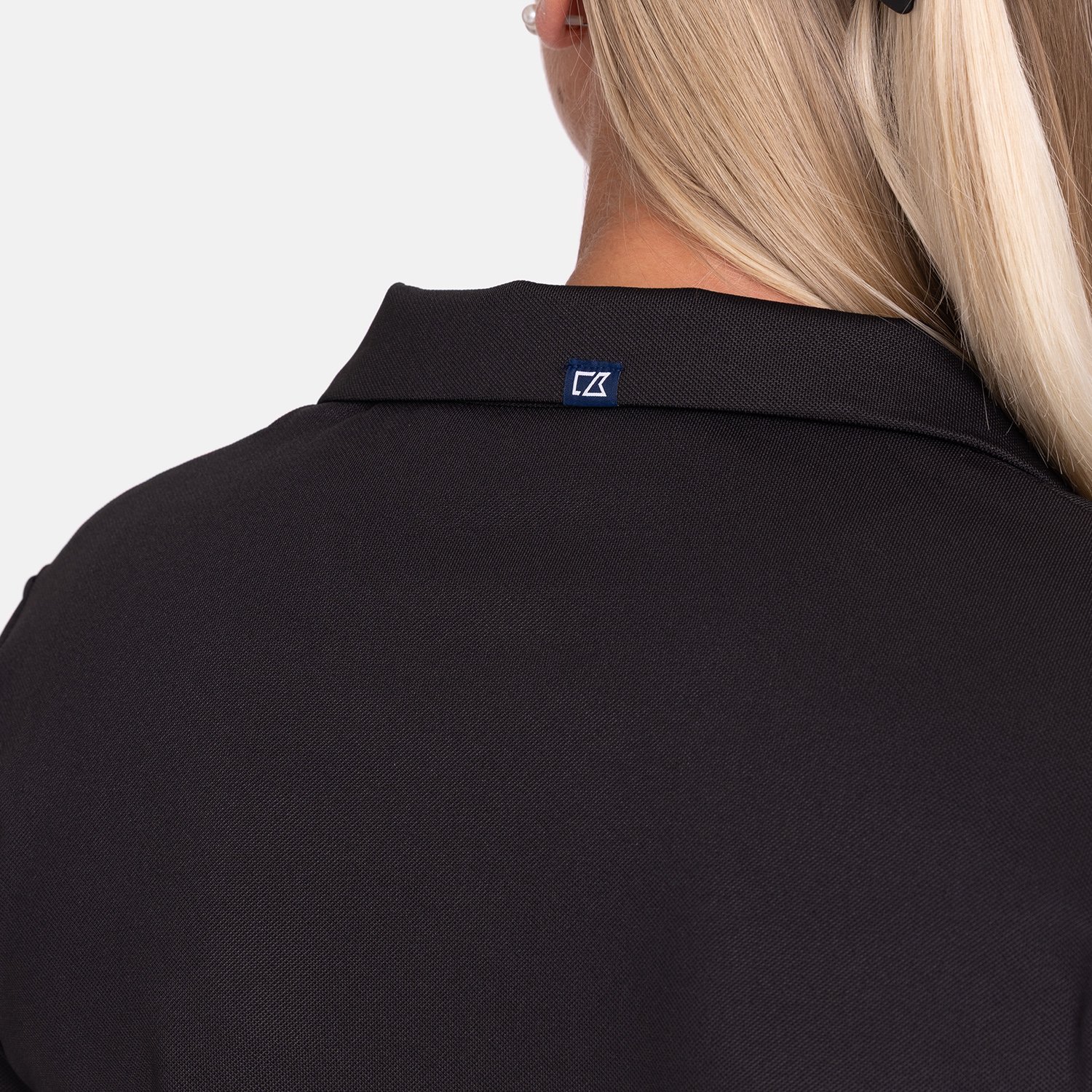 Virtue Polo V-Neck Le noir Cutter & Buck