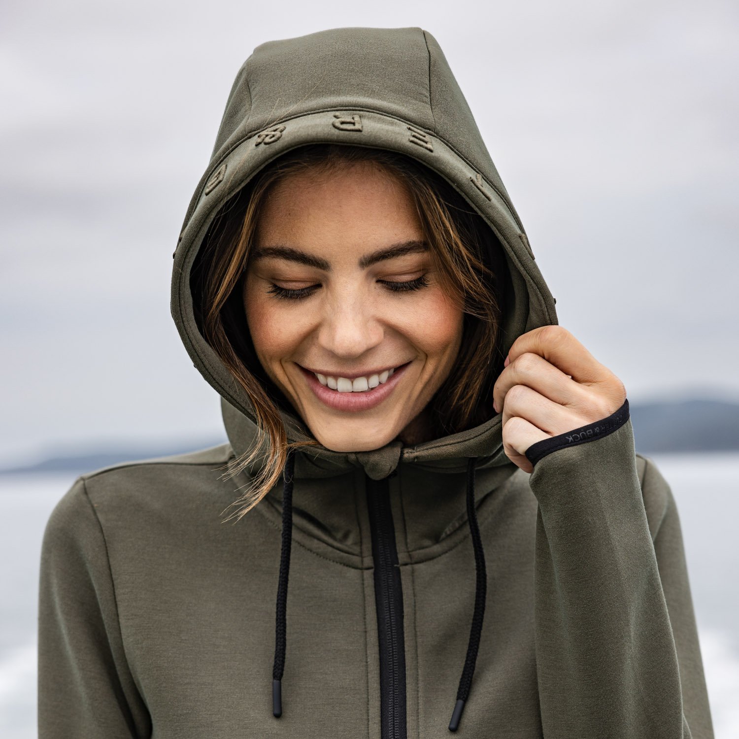 Pemberton Hood Full Zip Cutter & Buck