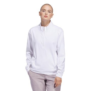 W Ultimate Half-Zip Layering Top Weiß Adidas